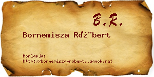 Bornemisza Róbert névjegykártya