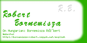 robert bornemisza business card